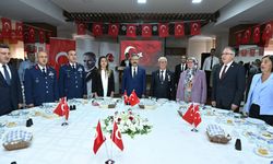 Vali Aksoy gazilerle ve aileleriyle yemek programında bir araya geldi