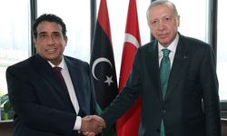 Cumhurbaşkanı Erdoğan, Libya Başkanlık Konseyi Başkanı El-Menfi ile görüştü