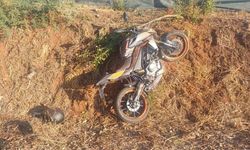 Komşuda motosiklet kaza yaptı: 1 yaralı
