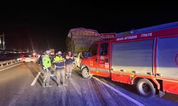 Eskişehir yolunda can pazarı! Araç kamyonun altına girdi
