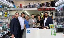 AK Parti Gençlik Kolları Başkanından genç esnaf ve çalışanlara ziyaret