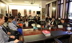Başkan Ünlüce, Avrupa Birliği heyetini makamında ağırladı
