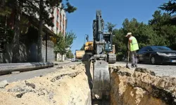 ESKİ Kumlubel Mahallesi'nde 1458 metrelik yeni hat çekti