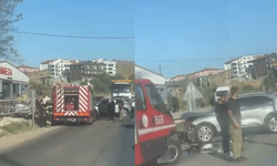 Eskişehir'de otomobiller kafa kafaya çarpıştı! Maddi hasar meydana geldi