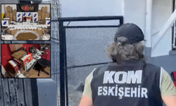 Eskişehir’de operasyon: Yüzbinlerce kaçak makaron ele geçirildi