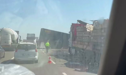 Eskişehir'de tır kazası: Yol trafiğe kapandı