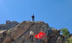 30 Ağustos'a özel Karakayalar’a tırmandılar