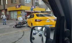 Eskişehir'de sabah saatlerinde kaza: Bisiklet ve ticari taksi çarpıştı