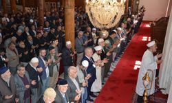 Sivrihisar'da vatandaşlar yağmur duasında bir araya geldi