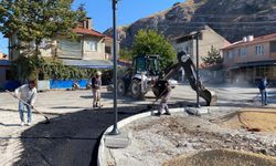 İnönü'de yollar yenilenmeye devam ediyor