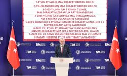 "Eylül ayında hem aylık hem de yıllıklandırılmış mal ihracatında rekor kırdık"
