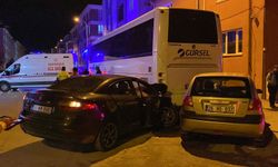 Eskişehir’de iki otomobil otobüse çarptı: 1 yaralı