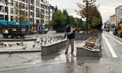 Eskişehir'de 63 yaşındaki adam Hatboyu'nda temizlik için işbaşına geçti