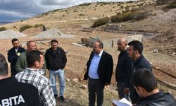 Başkan Hamamcı devam eden çalışmaları yerinde inceledi