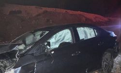 Komşuda otomobil şarampole uçtu: 2 yaralı