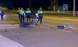 Motosiklet ile midibüs çarpıştı: 1 ölü