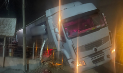 Eskişehir'de TIR şarampole devrildi