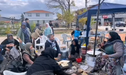 Alpu’da Gazze için hayır çarşısı kuruldu