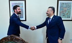 9. Bölge Eskişehir Eczacı Odası Başkanı Çelik, Vali Aksoy'u ziyaret etti