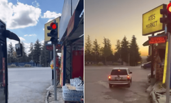 Eskişehir'de 2 hafta önce yerleştirilen trafik ışıkları tepki çekti