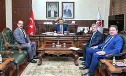 Esnaf odalarından Vali Aksoy'a ziyaret