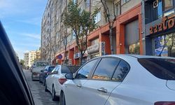 Eskişehir'de yol kenarına park edilen araçlar tepki çekti