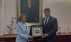 Demokrat Parti Genel Başkanı Uysal Başkan Ünlüce ile bir araya geldi