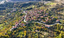 Eskişehir'in Akdeniz'i Sarıcakaya sonbahar renkleriyle göz kamaştırdı