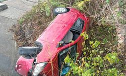 Bilecik'te otomobil takla attı: 3 yaralı