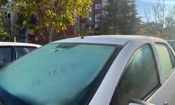 Donduran soğuk Eskişehir'i sardı: Araçları kırağı kapladı