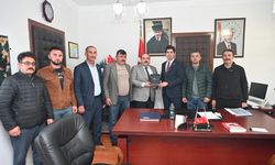 Başkan Hamamcı ilçeye yeni atanan Kaymakam Teymür ile bir araya geldi