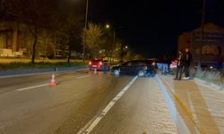 Eskişehir yolunda metrelerce sürüklenen araçtan mucize kurtuluş!