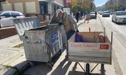 Eskişehir'de bir yaşam mücadelesi: 68 yaşındaki adam her gün saatlerce atık malzeme topluyor