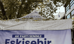 Eskişehir'deki AK Parti üye çadırı bakımsız kaldı