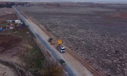 Eskişehir Büyükşehir'den 30 kilometrelik yol çalışması