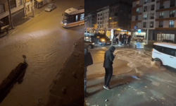 Eskişehir'de sağanak sonrası sel!