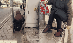 Eskişehir'de vatandaşlar engelsiz kaldırım talep ediyor