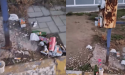 Eskişehir'deki otobüs durağının bakımsızlığı dikkat çekti