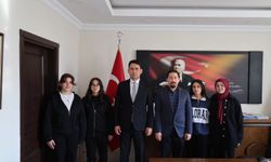 Fen Lisesi Öğrencilerinden Kaymakam Ali Kantilav’a röportaj ziyareti