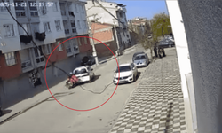 Eskişehir'de tepki çeken görüntü: Kuryeye kasıtlı çarptı, arkasına bakmadan kaçtı!