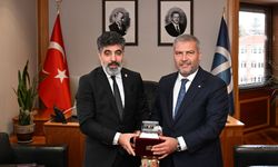 Rektör Adıgüzel, Uluslararası Balkan Üniversitesi Rektörü Sunar ile bir araya geldi