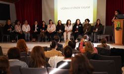"Kadın Sığınma evinde Bir Gün" söyleşisi düzenlendi: Şiddetsiz bir dünya mesajı verildi