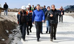 DSİ 3. Bölge Müdürü Kağan Şan İlyaspaşa sulaması projesinde incelemelerde bulundu