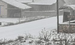 Beklenen yağış etkili oldu: Seyitgazi beyaza büründü