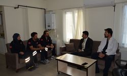 Kaymakam Aksoy sağlık çalışanlarıyla bir araya geldi