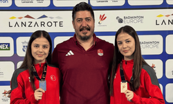 Eskişehirli milli sporcu ikizler Avrupa'da bronz madalya kazandı
