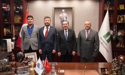 Başkan Ataç, TEMUD Şube Başkanı Yücetürk ile buluştu