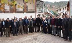 Kaymakam Aksoy, Alpagut'ta sağlıktan doğalgaza incelemelerde bulundu