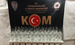 Eskişehir'de operasyon: 128 şişe kaçak alkol ele geçirildi
