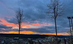 Gün batımı Eskişehir'de görsel şölene dönüştü